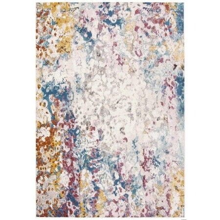 Safavieh 4 x 6 ft. Aria Rectangle Power-Loomed Rug Cream & Dark Teal ARA166A-4